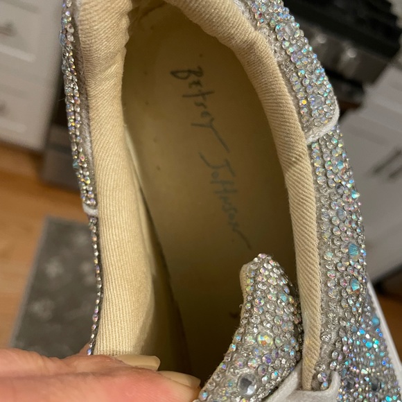Betsey Johnson embellished sneakers - Picture 5 of 5